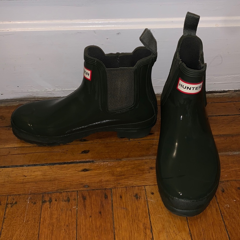 Hunter Short Rain Boots, Size 7, Like New